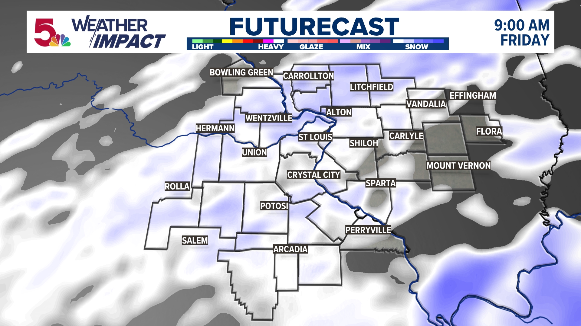 More snow expected Friday in St. Louis region | ksdk.com