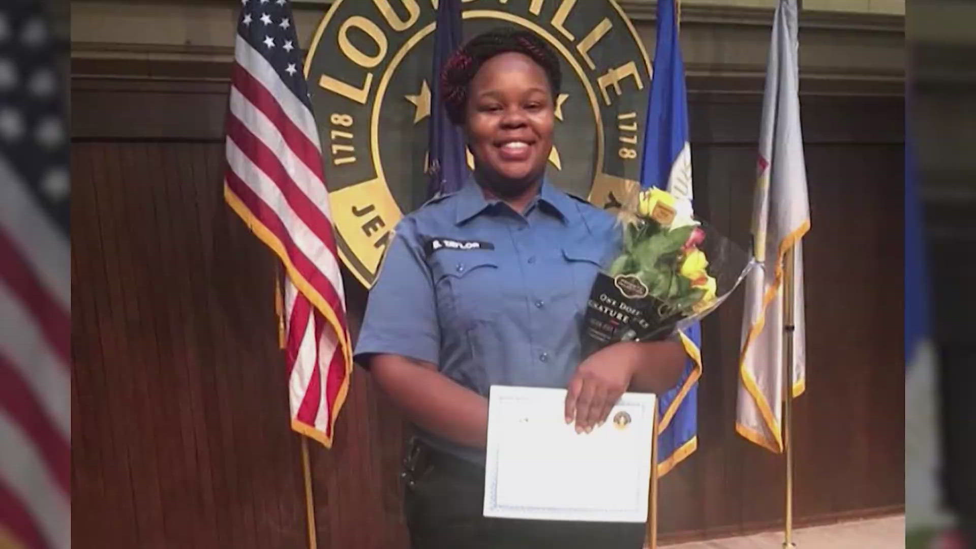 A judge will sentence a Louisville officer in the Breonna Taylor case. Taylor was shot and killed by police in her home in 2020.