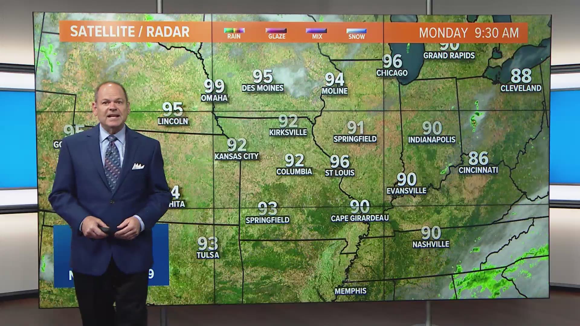 St. Louis Missouri weather forecast update and radar tracker