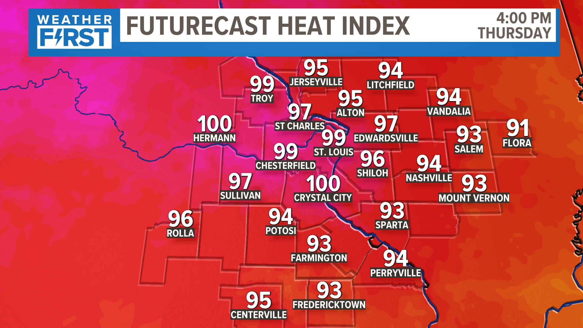 St. Louis heat is on its way: Here's when temps will rise | ksdk.com