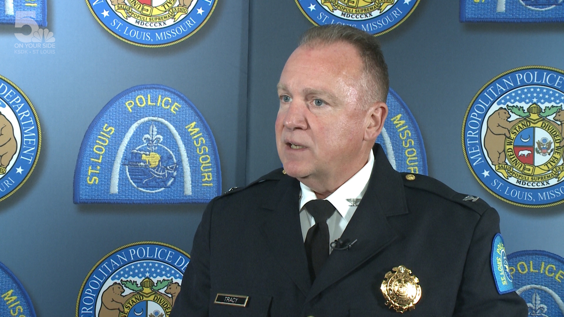 St. Louis police Chief Robert Tracy talks about possibility of ...