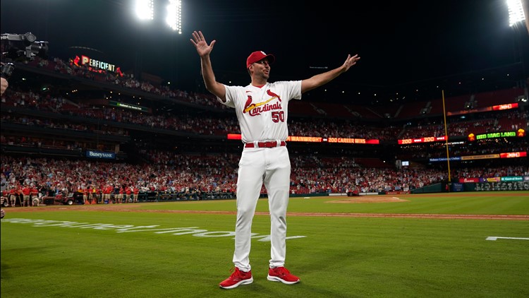 St Louis Cardinals Adam Wainwright 200 Career Wins In Mlb Shirt -  Reallgraphics