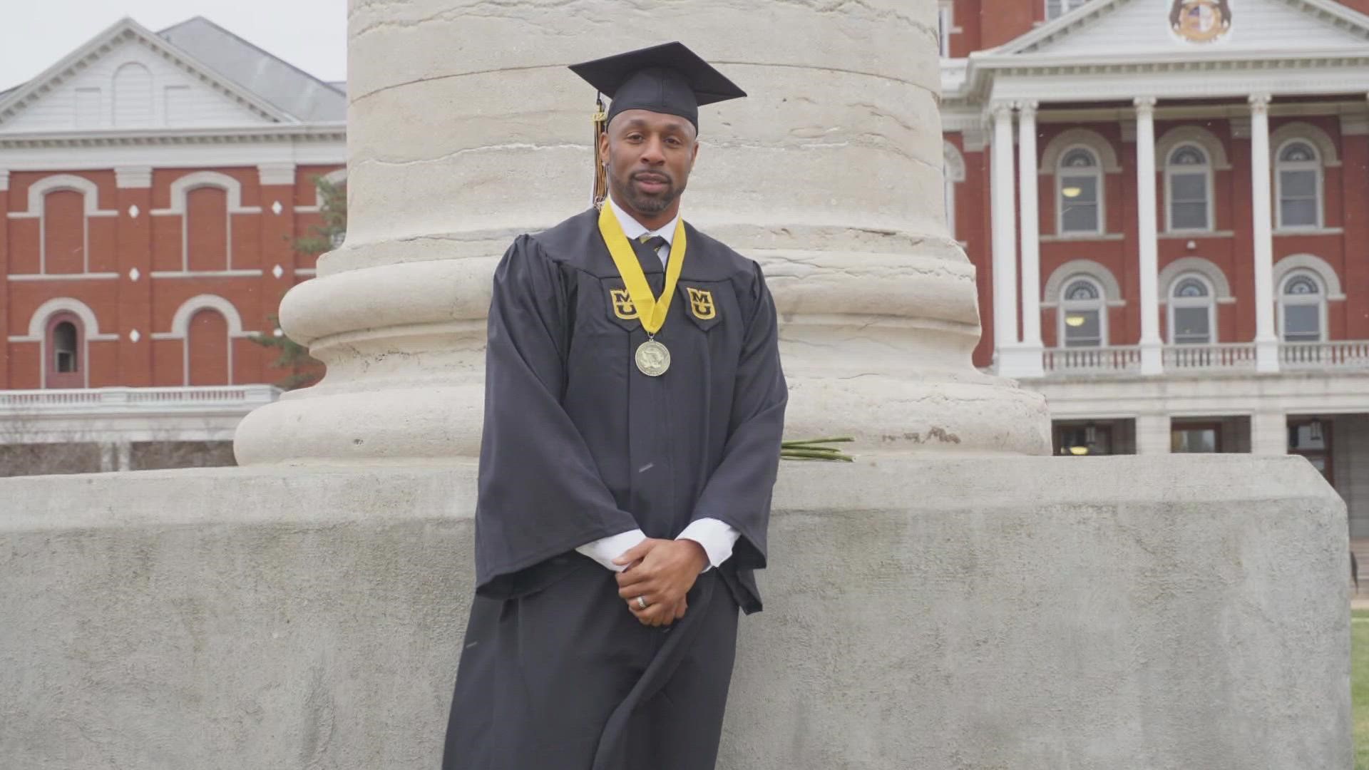 Justin Gage is one of the most talented athletes in Missouri history. But it's a promise of education that brought him back to Mizzou.