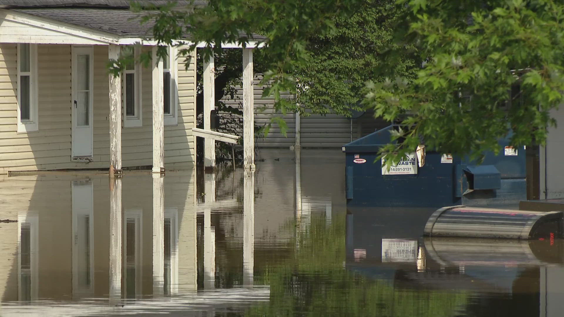 Officials are calling it a "once-in-500-year event." It's estimated that 50 homes and about 30 businesses were damaged in Elsberry this weekend.