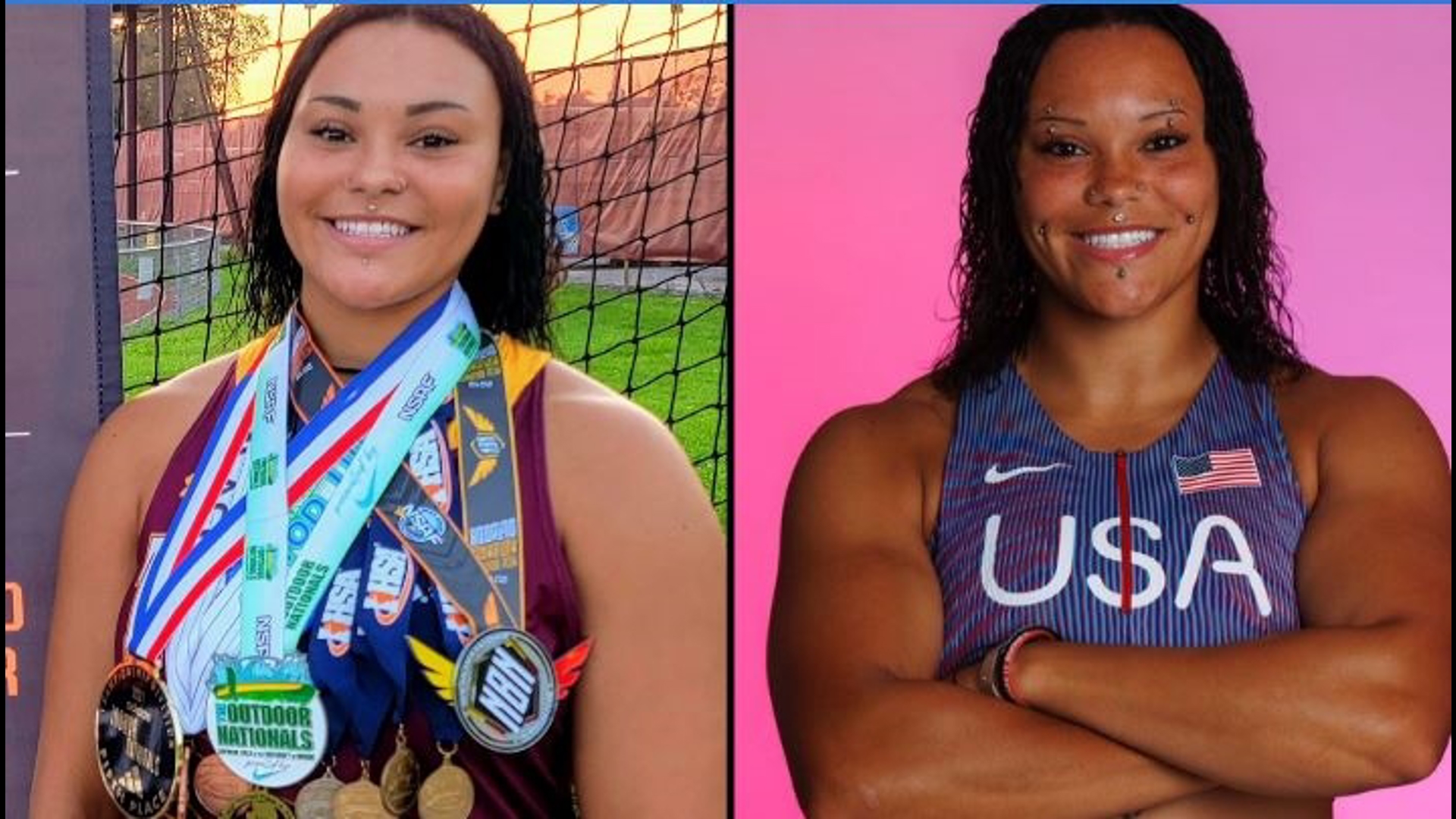 The metro east native qualified for her first Olympics in the women's discus throw.