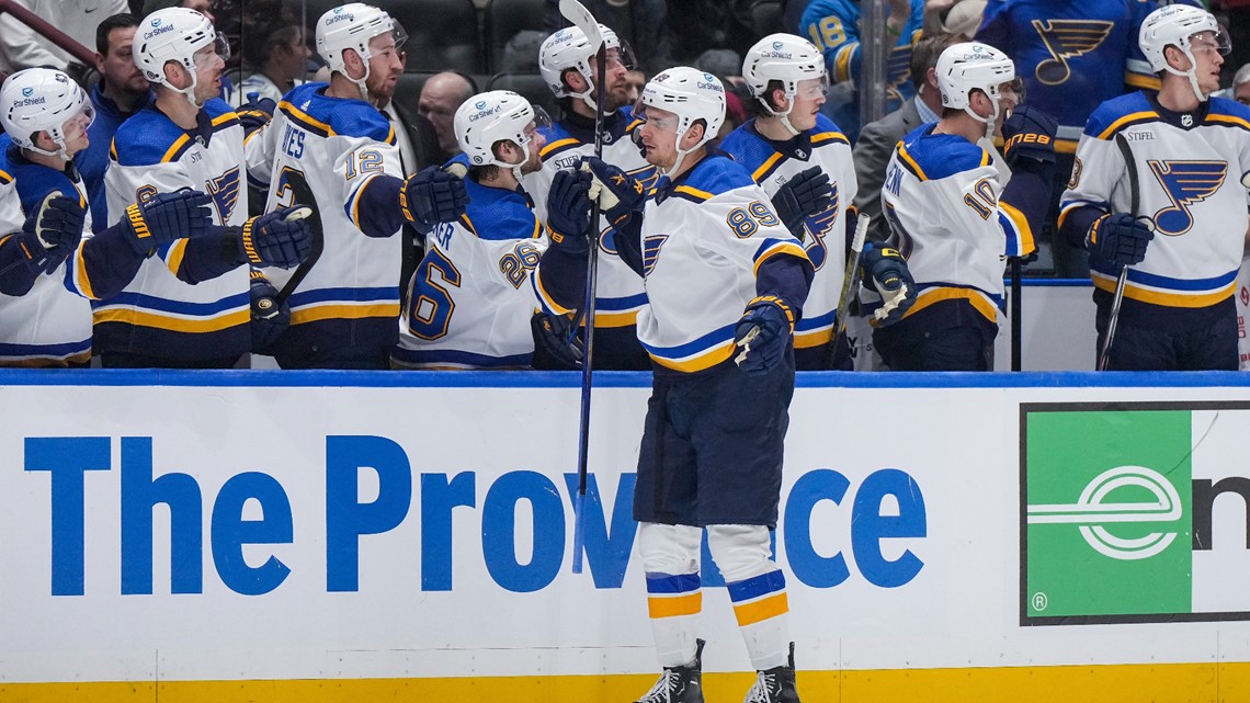 Brayden Schenn Scores In OT To Lift Blues Past Canucks | Ksdk.com