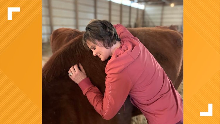 Hug therapy with a twist at The Gentle Barn