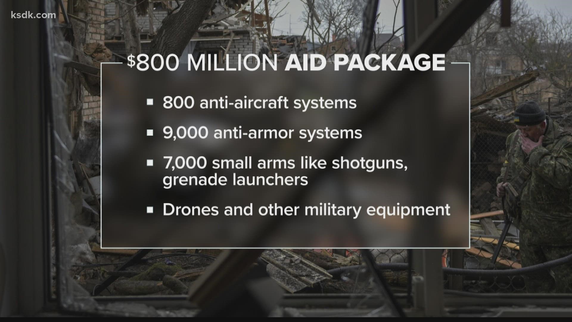 The US will send another $800M in military aid, though debate continues on Zelenskyy's biggest requests: fighter planes and a No-Fly Zone.