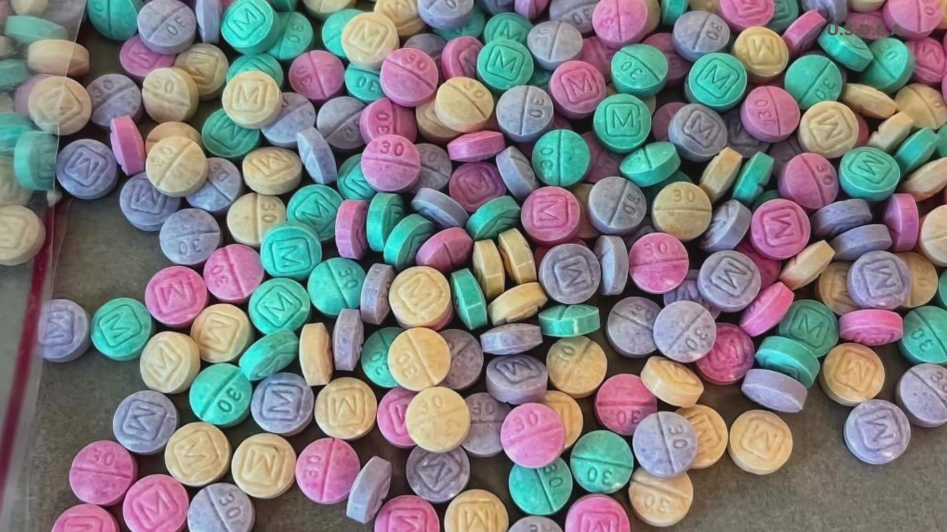 A local D.E.A. agents said they've had five multiple-kilo rainbow fentanyl seizures in St. Louis since August.