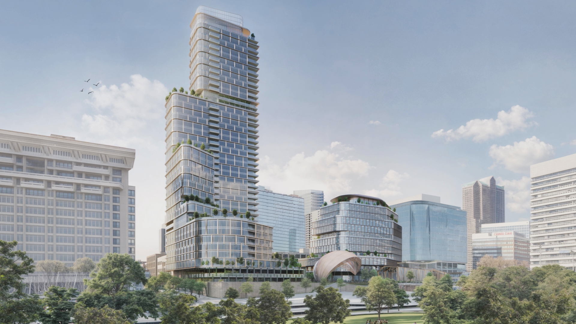 The Gateway Arch Park Foundation will transform the Millennium Hotel site into a vibrant mixed-use development.