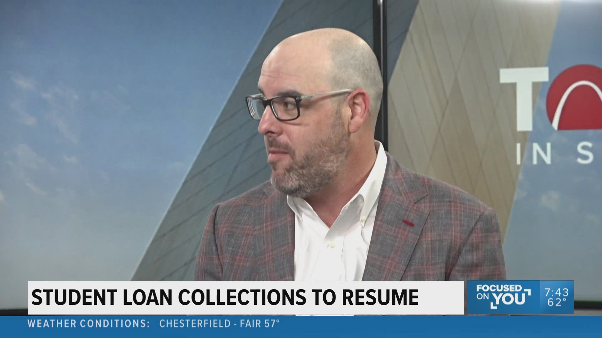 The Education Department will begin collection next month on student loans that are in default. Roughly 5.3 million borrowers are in default.