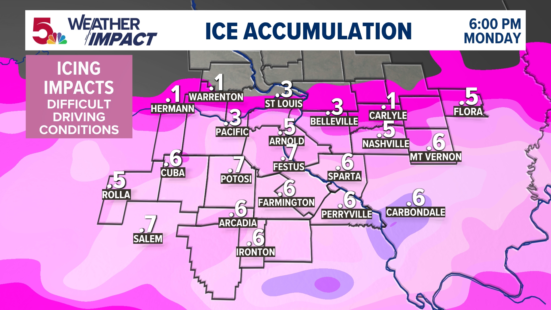 St. Louis winter storm snow forecast, timeline | ksdk.com
