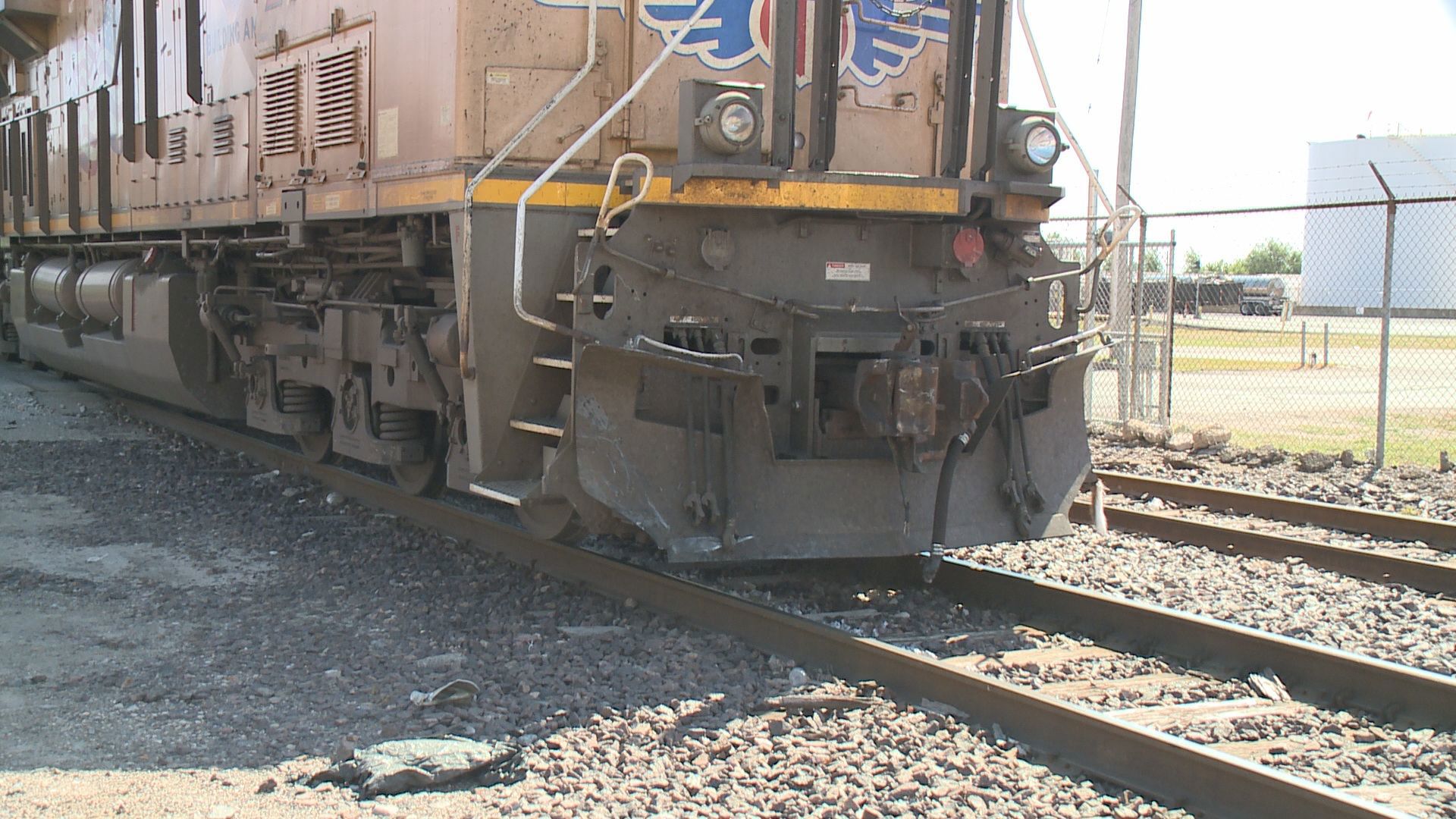 Tanker truck struck by train in south St. Louis