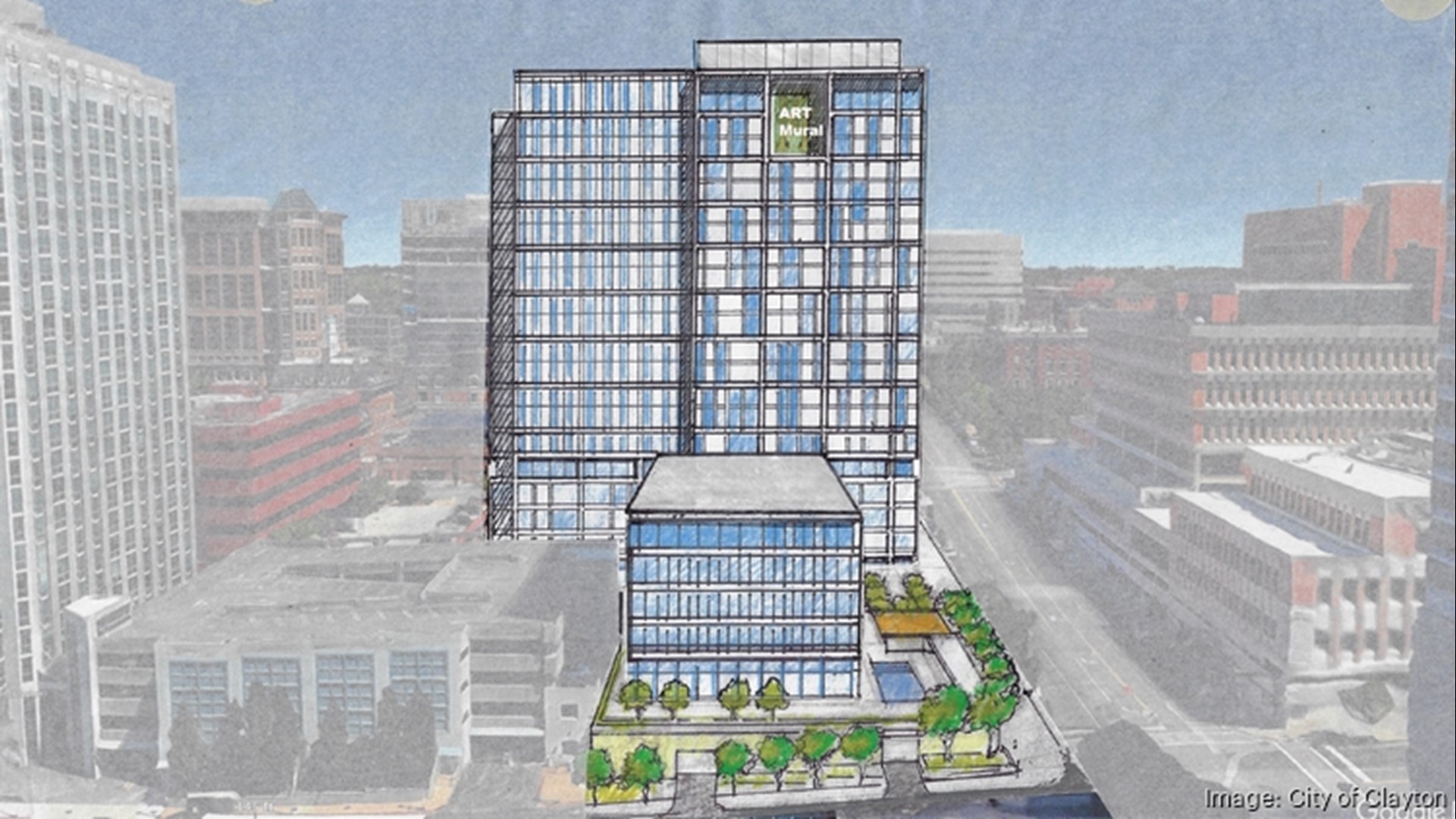Apartment tower planned on prime Clayton corner