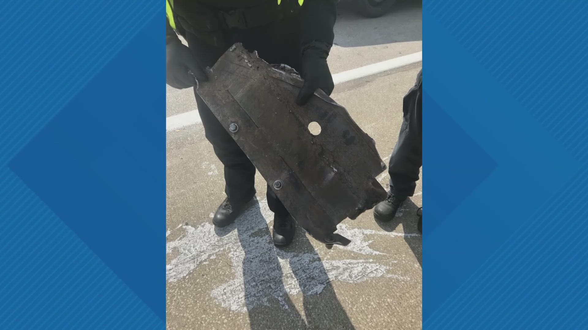 An investigation concluded a mud flap went through Kathleen Bailey's car, leading to her death. Police do not believe the mud flap came off of a truck.