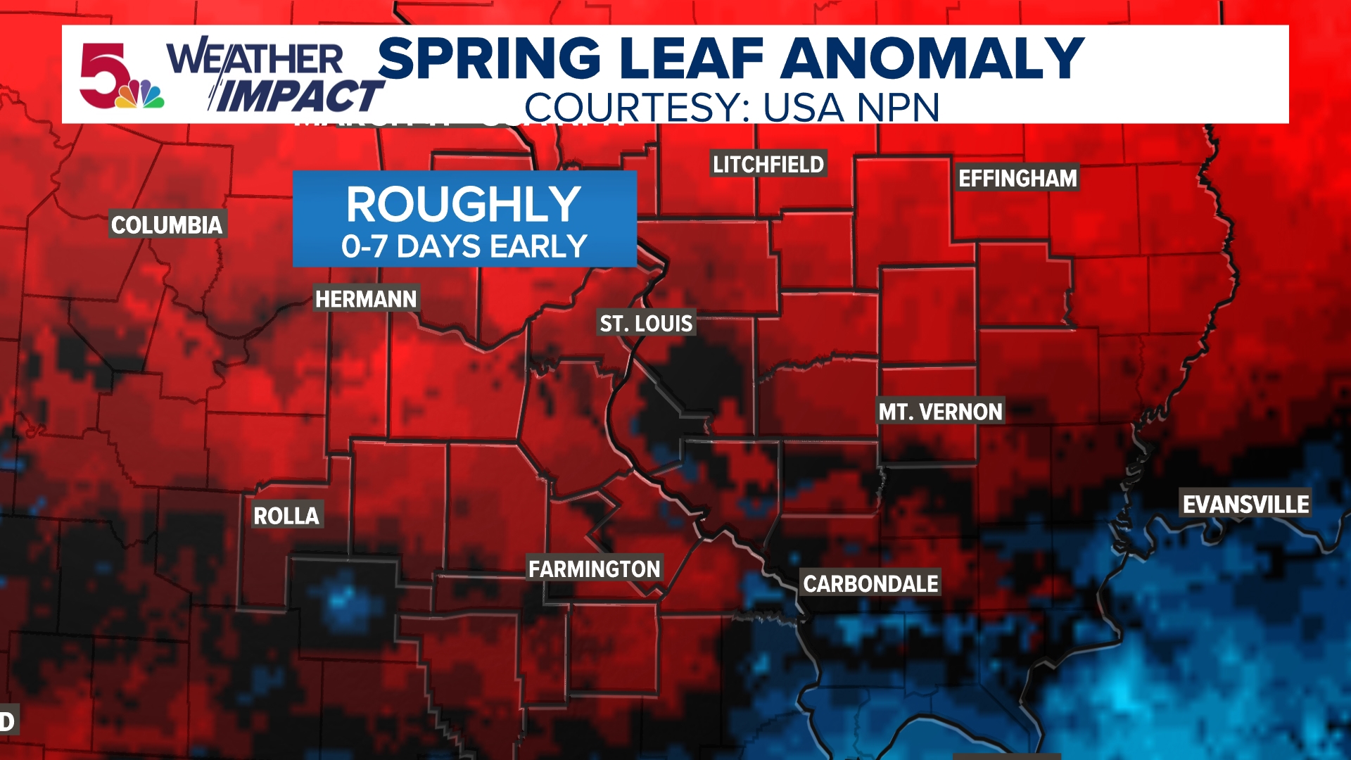 Above average temperatures expected through May ksdk