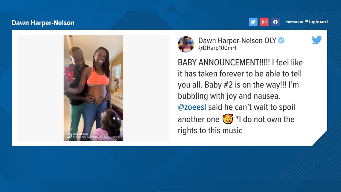 East St. Louis Olympian shares sweet, honest pregnancy announcement