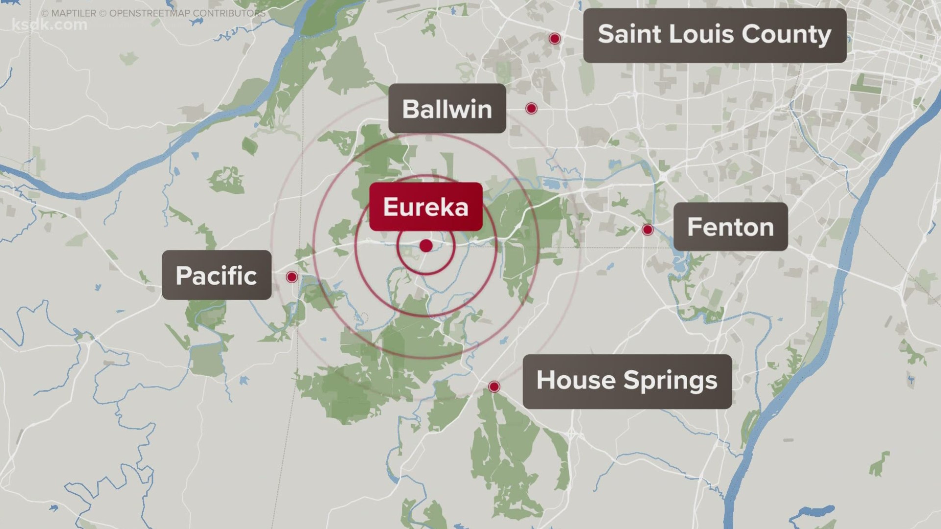 It was a 2.4-magnitude quake centered south of Interstate 44
