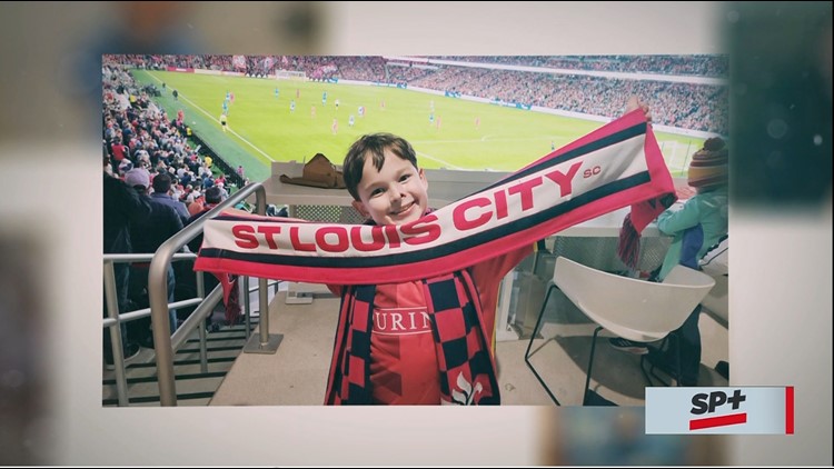 'He's a fighter': SLU, CITY SC help Creve Coeur boy fighting brain cancer