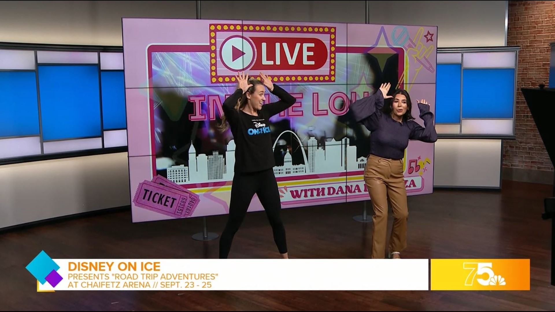 Our entertainment expert, Dana DiPiazza, takes dancing and cooking lessons from the stars of the show.