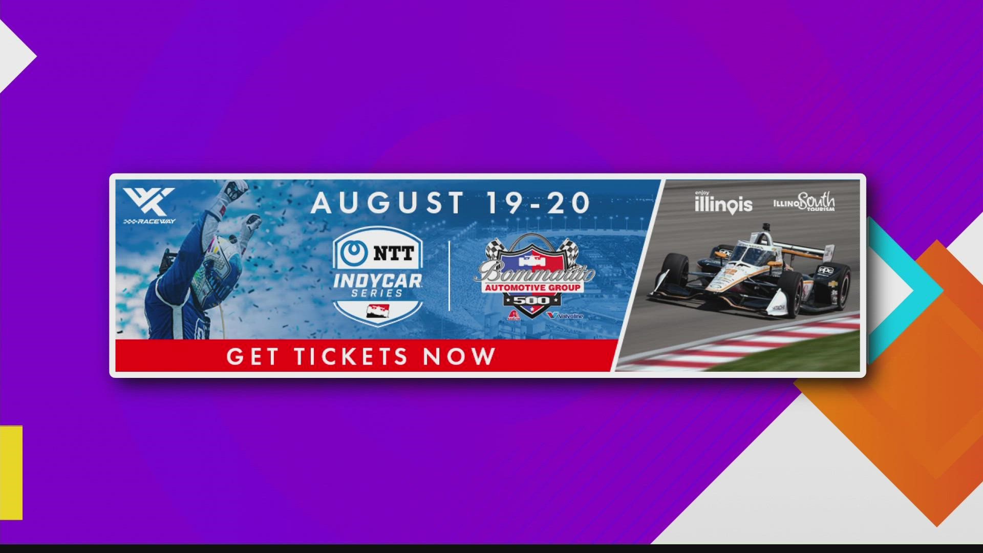Two (2) winners will receive a pair of tickets to the Bommarito 500 at Worldwide Technology Raceway on August 20.