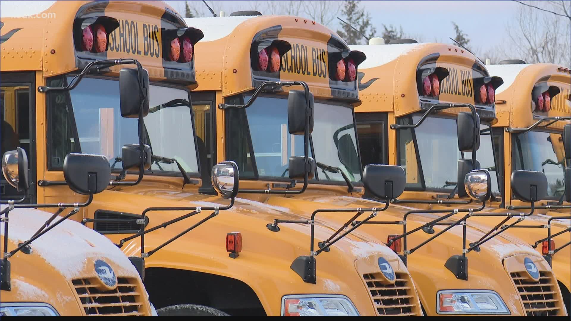 More students will have to walk to school due to a shortage of bus drivers.