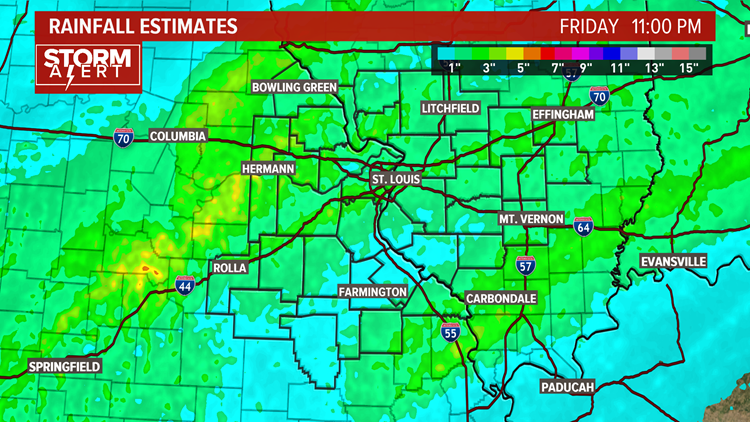St. Louis weather | Tracking severe storms Friday night | ksdk.com