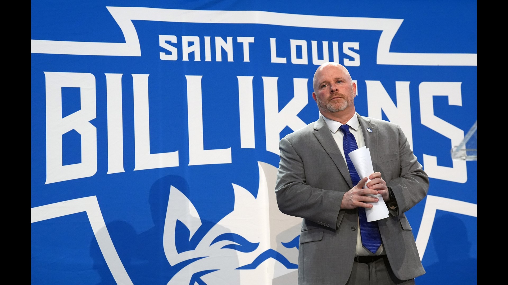 Saint Louis University was named head basketball coach after his Indiana State team lost in the finals of the NIT.