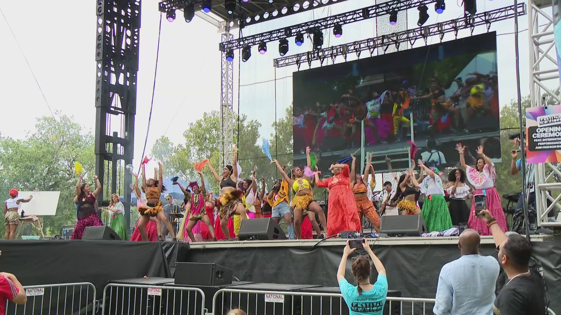 This weekend's Festival of Nations saw more than 100,000 people