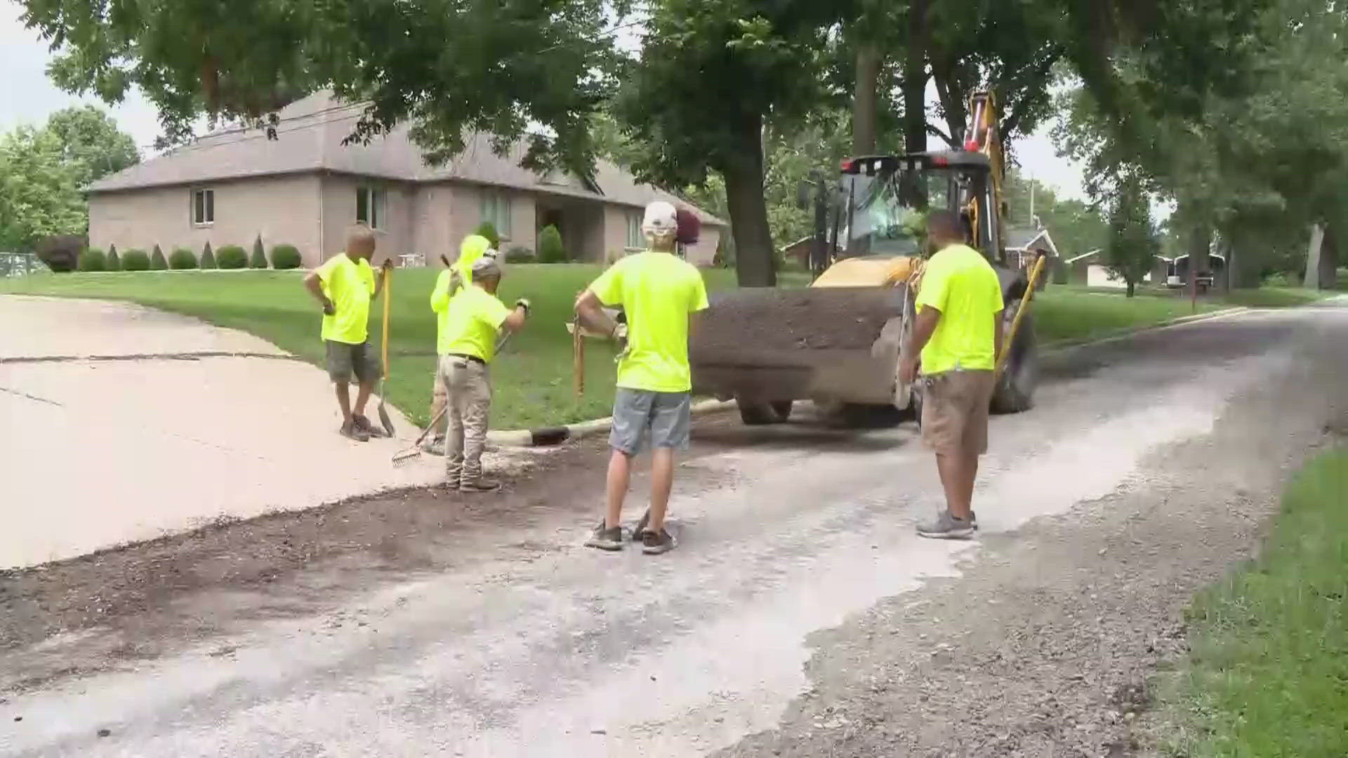 The community was hard at work Wednesday cleaning up the damage flooding caused to homes, businesses and roads.