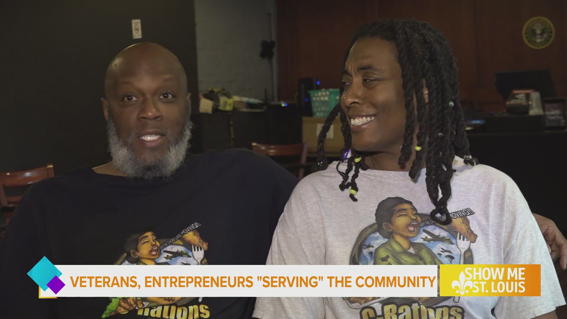 A couple of veteran entrepreneurs are serving the community behind a grill now with C-Rations Grub Hub.