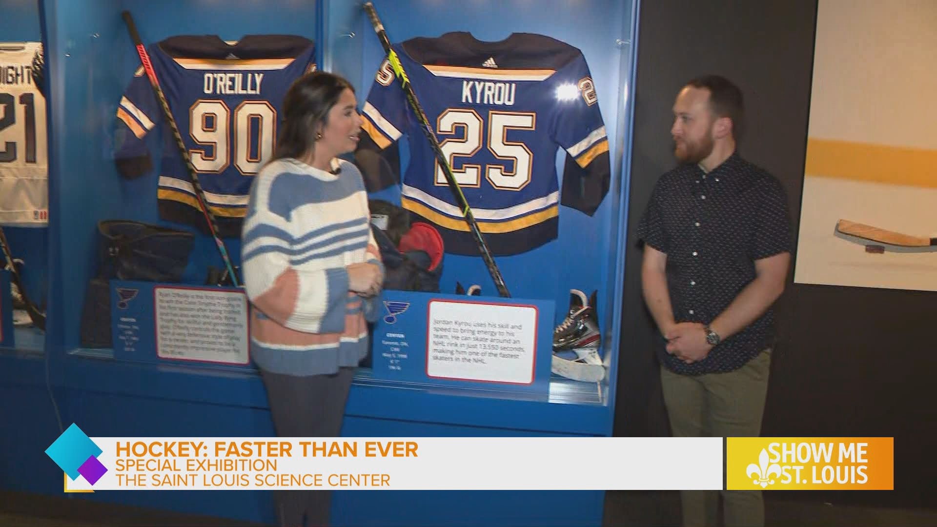 Dana DiPiazza was live to give us an inside look at the new interactive exhibit that shows the science behind the sport of hockey.