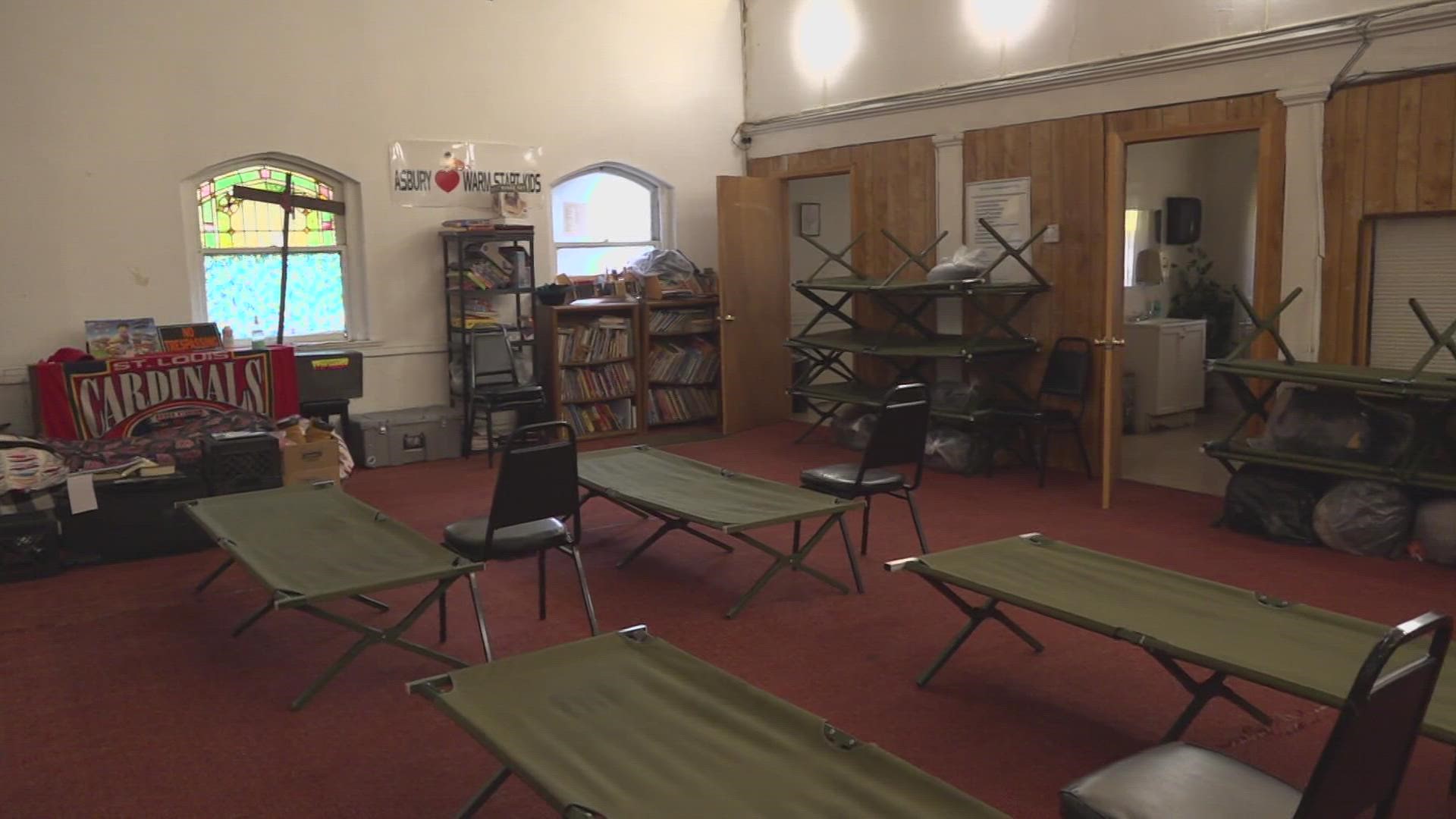 City Hope St. Louis has operated multiple night-by-night shelters in the St. Louis metro region for the past three years. Now, funding by the city is gone.