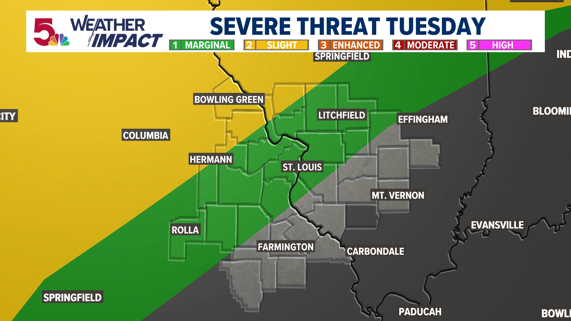 Weather Impact Alert: Severe storms and heavy rain possible Wednesday ...