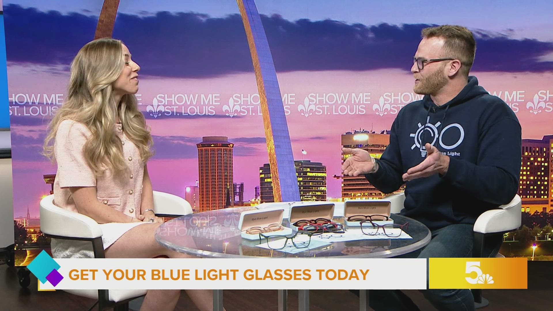 Help protect your eyes from blue light with Bye Blue Light glasses.