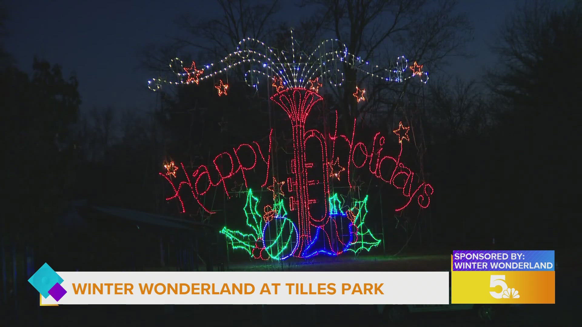 Ten (10) winners will receive one (1) vehicle pass to attend Winter Wonderland at Tilles Park from November 27-December 30.