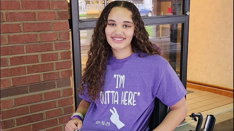 ‘We are headed home!’ Janae Edmondson leaves rehab after being seriously injured in downtown St. Louis crash in February