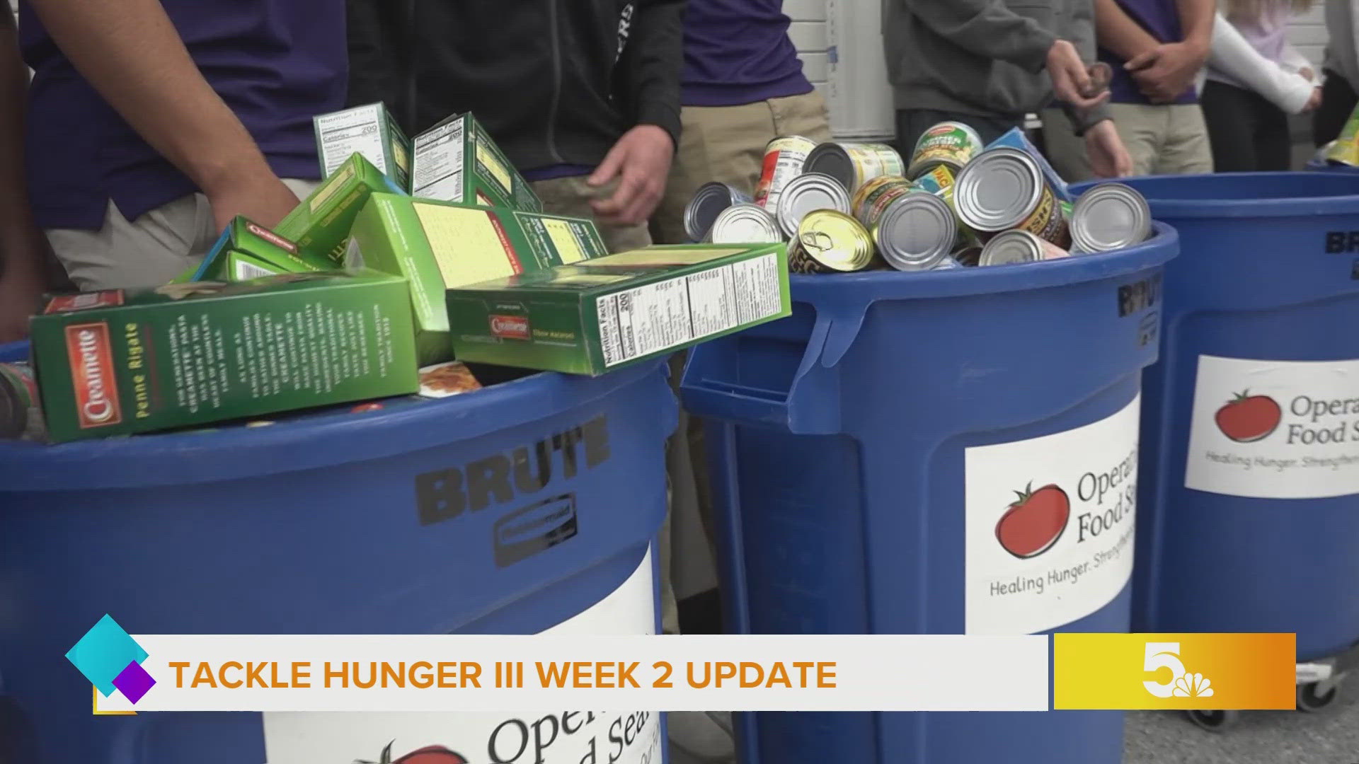 In this weeks match up of the Tackle Hunger campaign -- the rivalry gets intense between Breeze Central and Mater Dei Catholic.