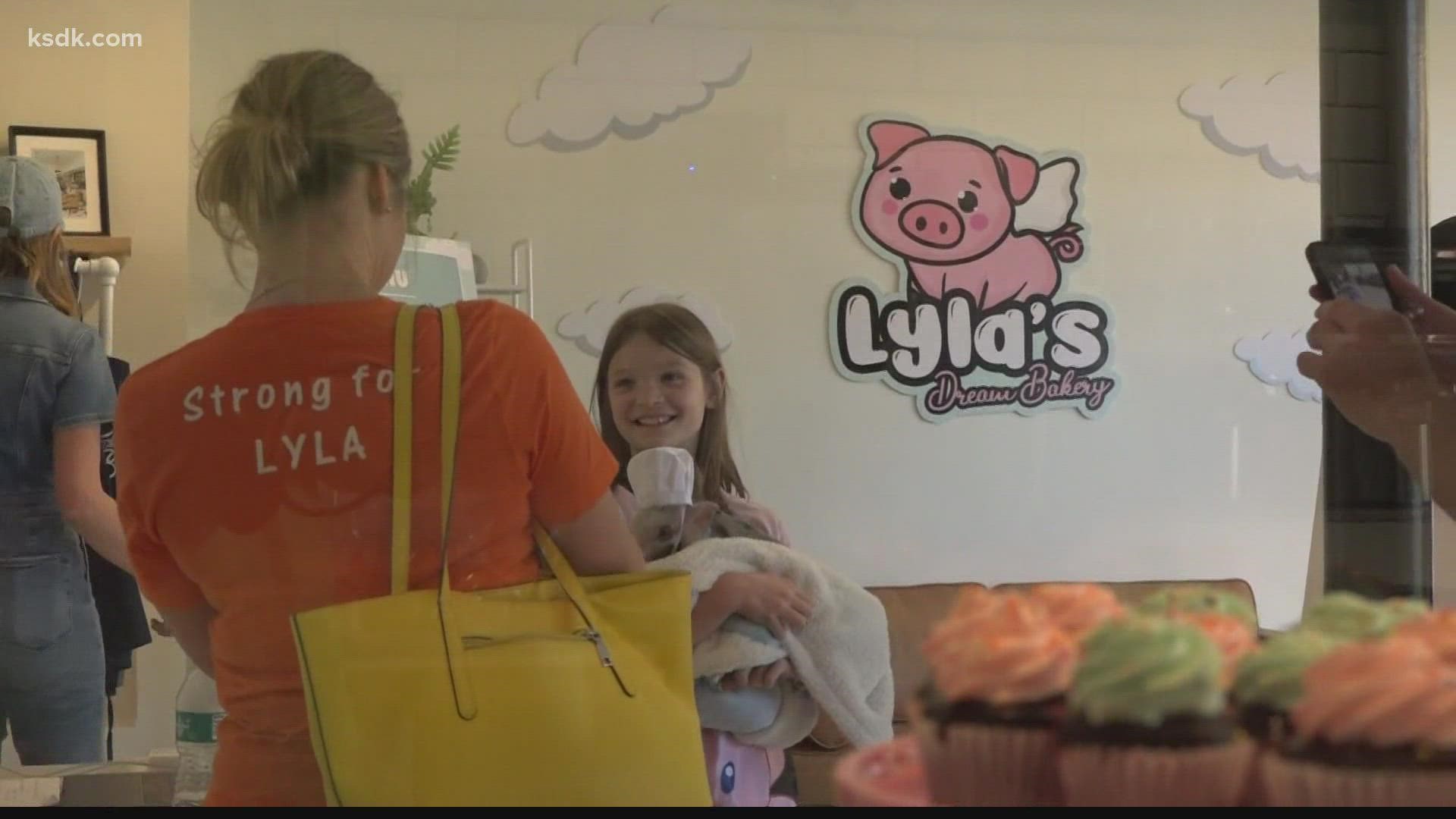 Sunday, Made by Lia Bakery in Florissant was turned into Lyla's Dream Bakery, and it was all for a good cause