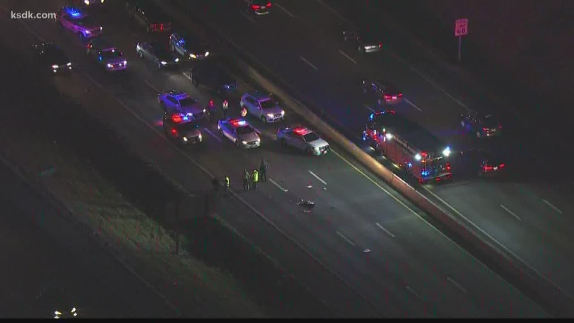 EB I-270 reopens in north St. Louis County after deadly motorcycle crash Monday evening | 0