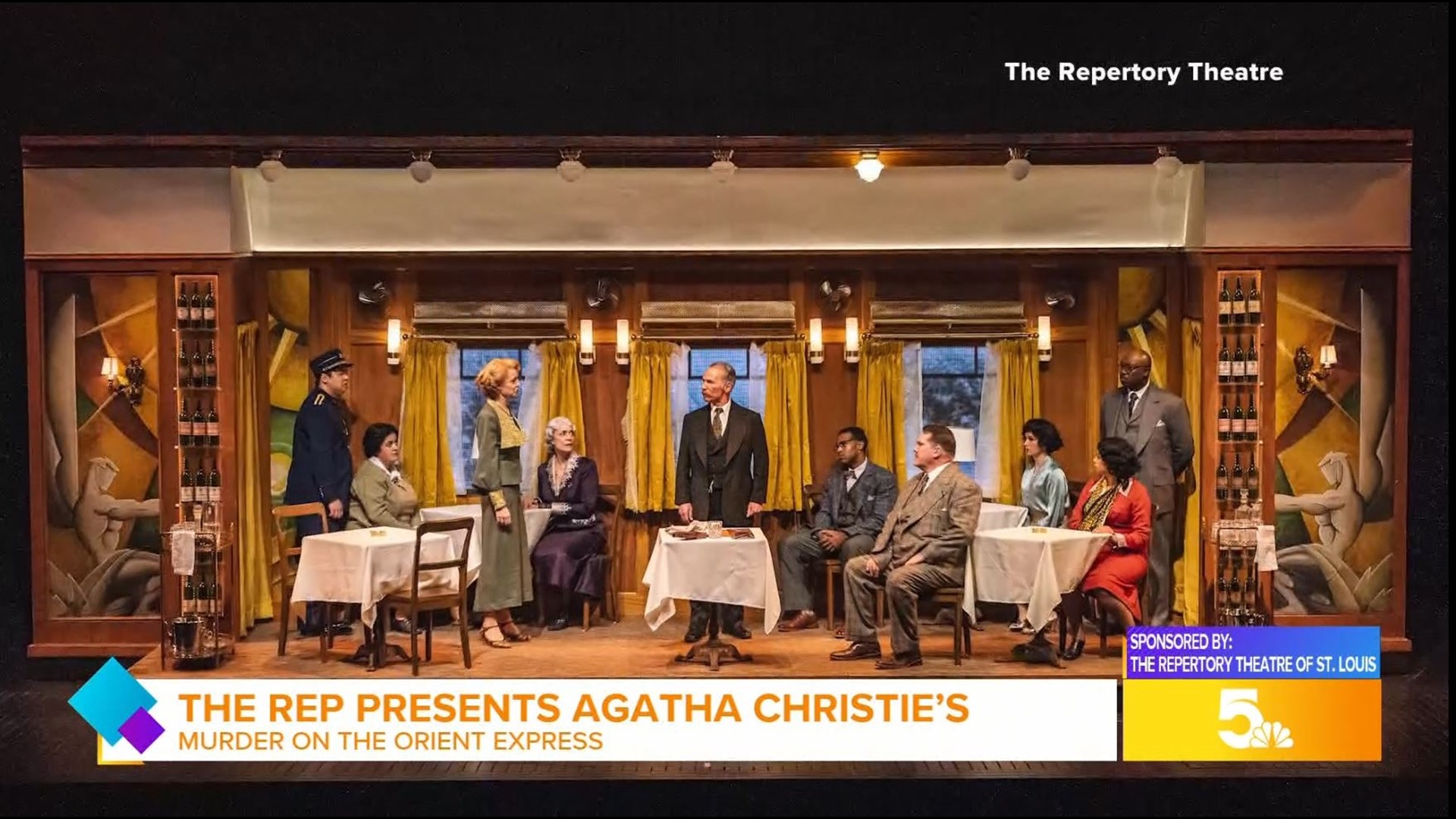 The Repertory Theatre Presents Agatha Christie's Murder on the Orient  Express 