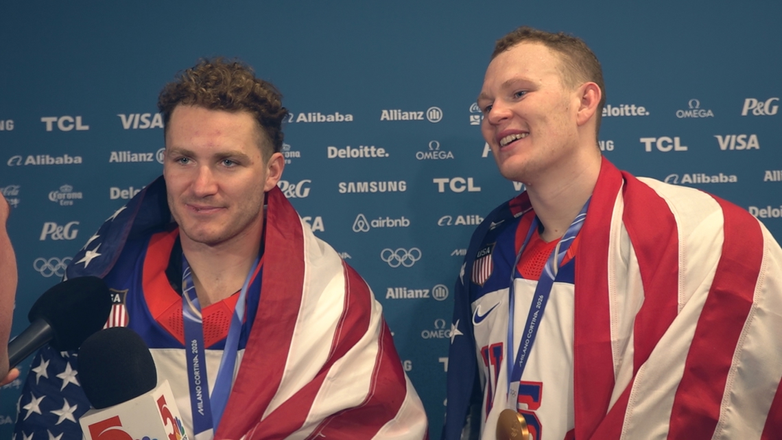 Matthew and Brady Tkachuk on Team USA winning gold in men's hockey ...