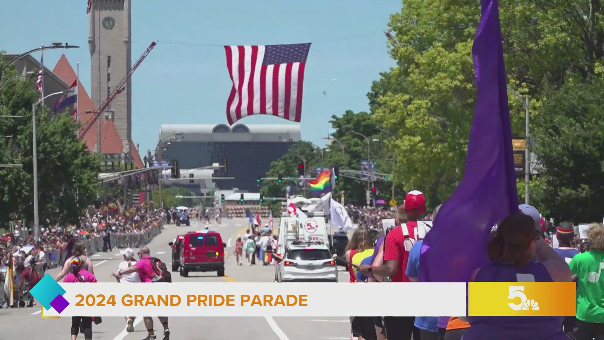 This Sunday, thousands showed up in Downtown St. Louis for the Grand Pride Parade.