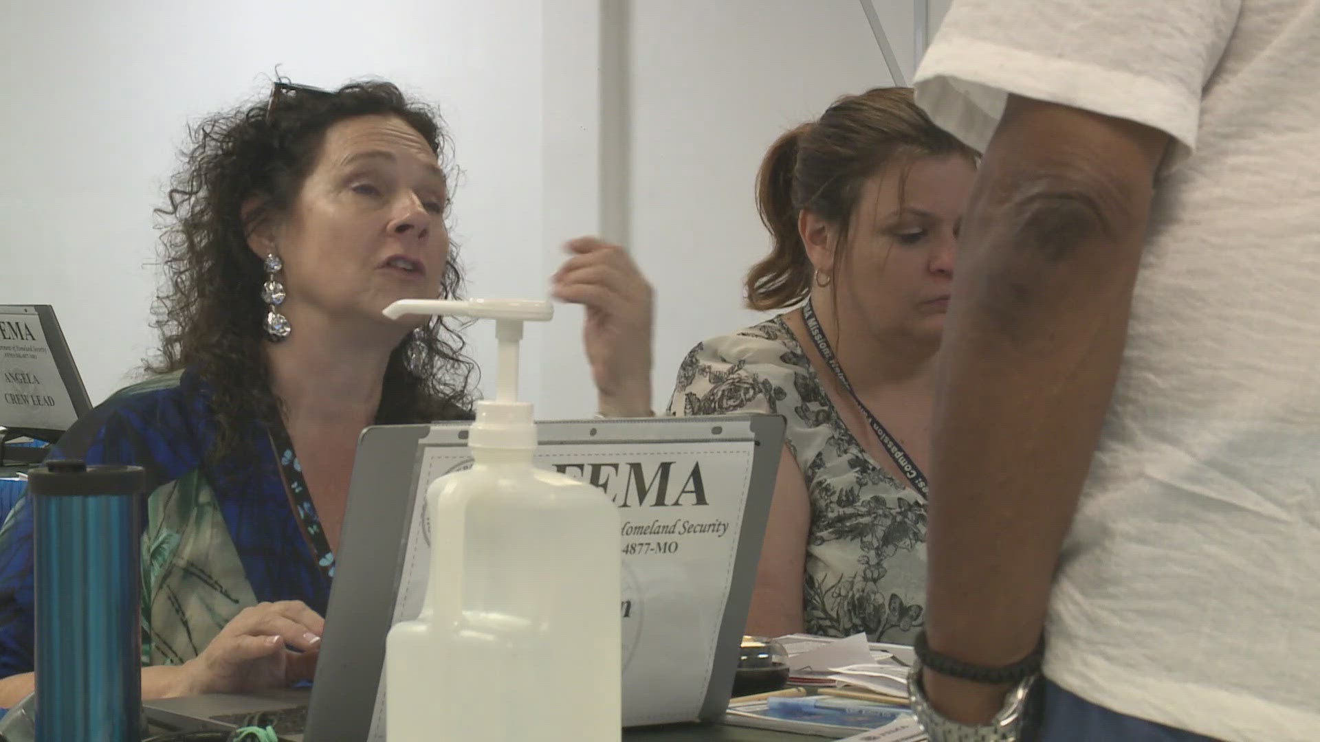 The Disaster Recovery Center is on the corner of N. Newstead Avenue and Delmar Boulevard. 