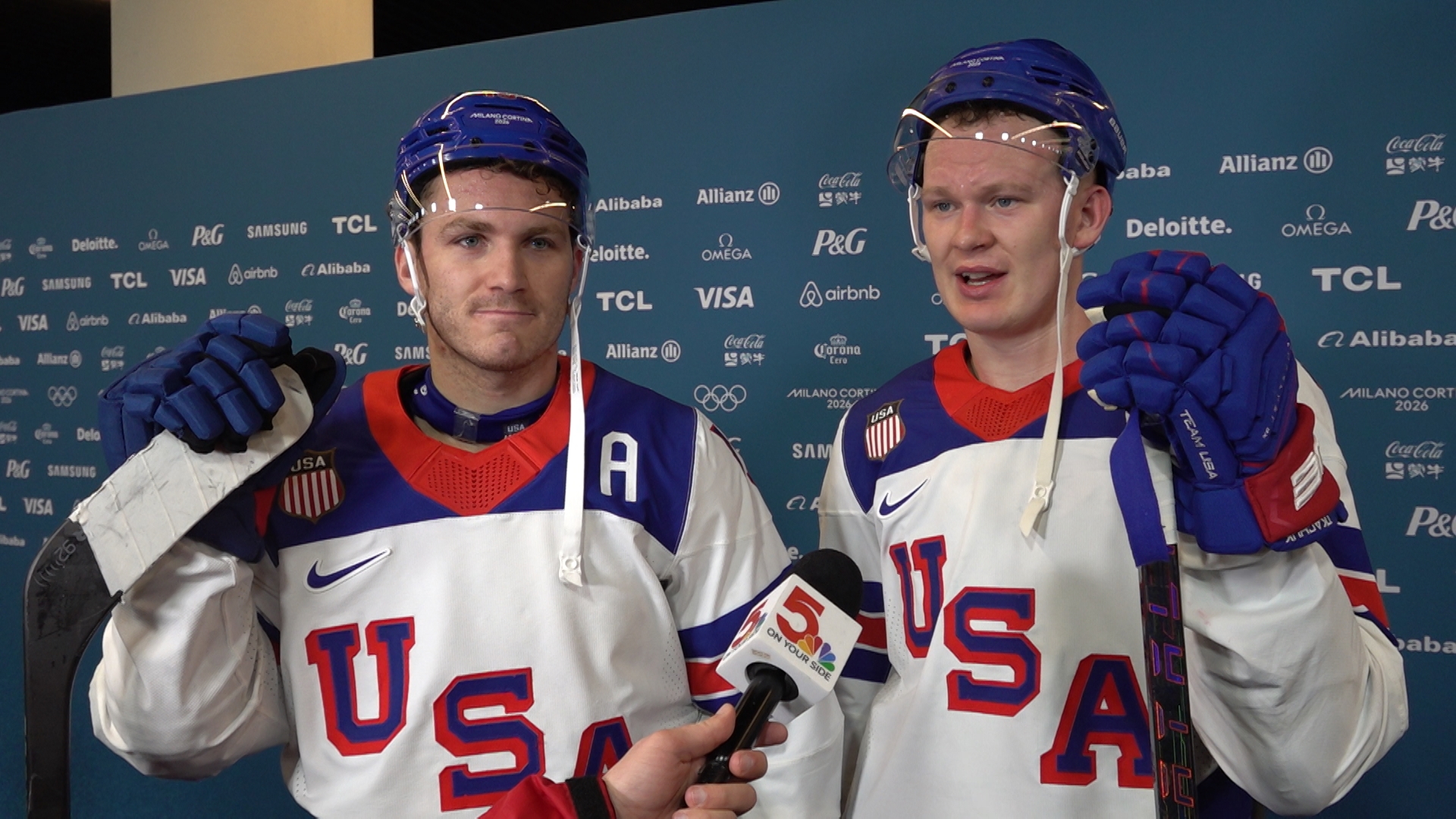 Matthew and Brady Tkachuk talk about US win over Latvia and have a ...