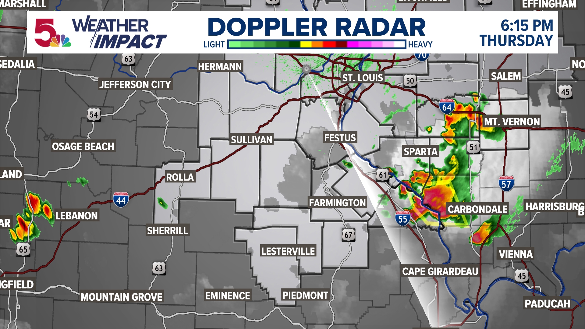 Amazing Severe Storms Possible Thursday For St. Louis, Across Southern Illinois Image in 4K Amazing Severe Storms Possible Thursday For St. Louis, Across Southern Illinois Image in 4K
