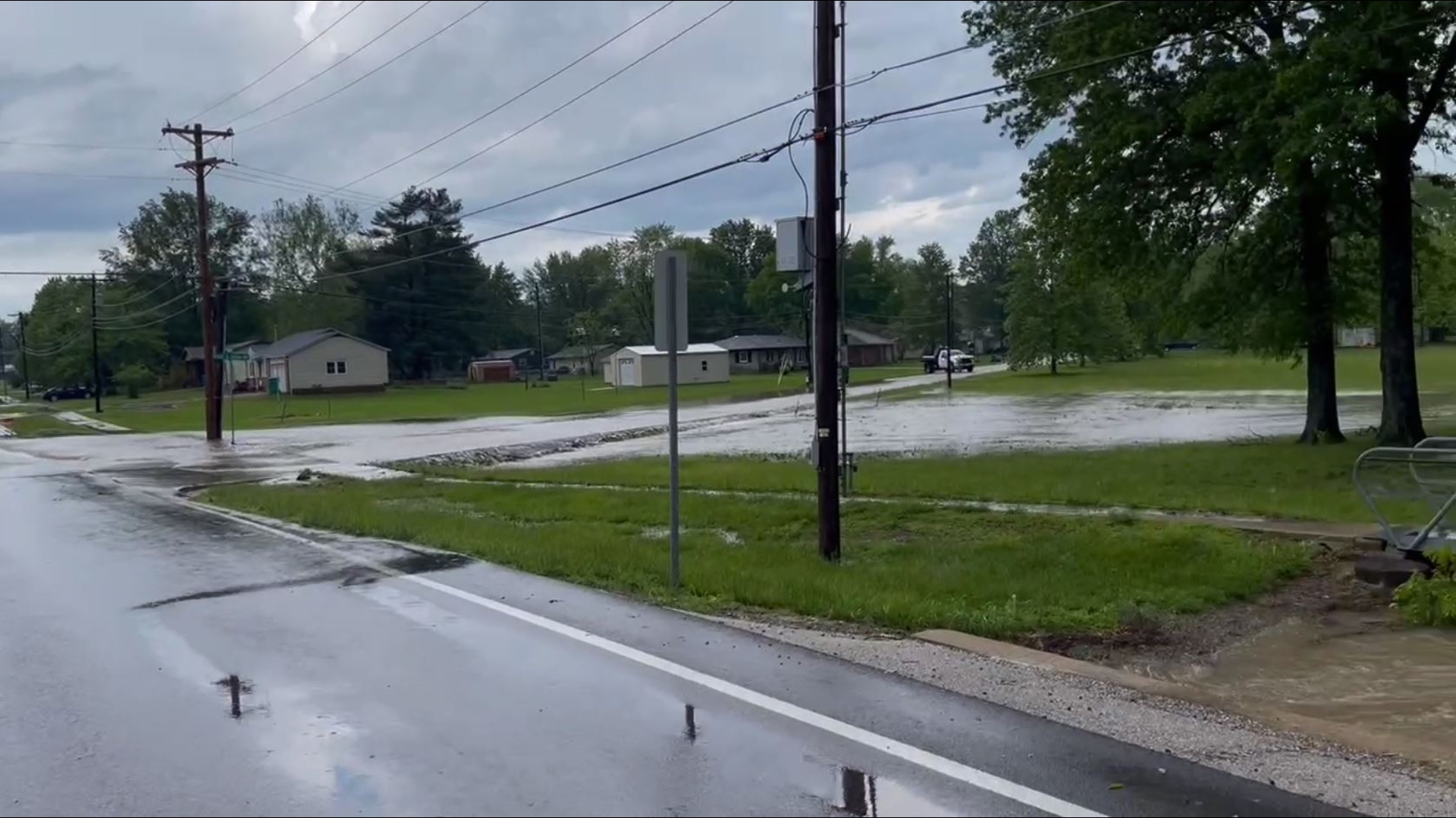 J.T. Hardy provided this video of flooding at Highway 185 at North & South