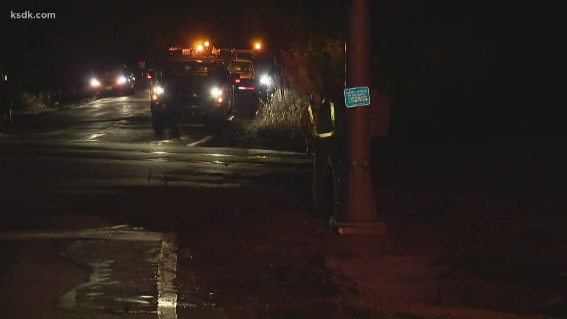 Accident involving train in Bridgeton