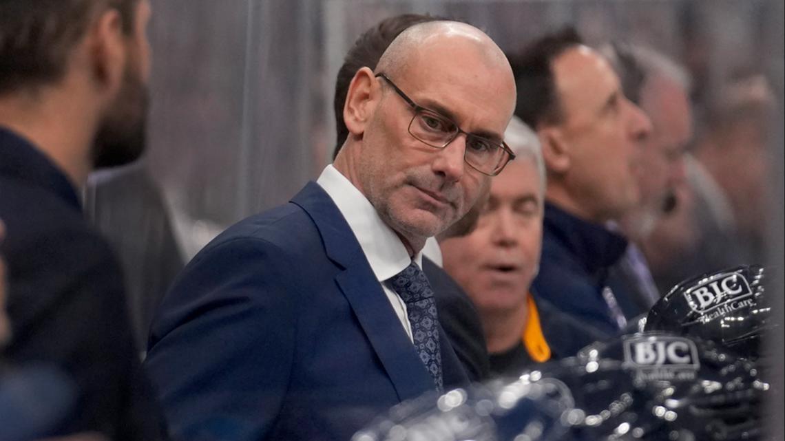 Blues sign Interim Head Coach Drew Bannister to 2-year extension | ksdk.com