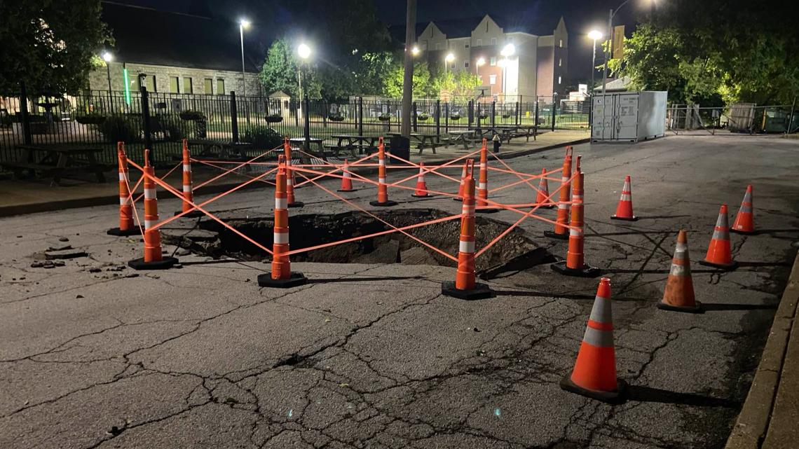 Street collapse, flash flooding forces popular St. Louis barbecue spot to close temporarily